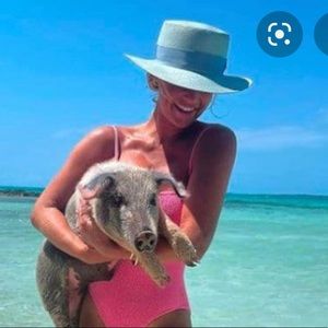 Goorin Bros. Kai Kai Straw Boater Hat in Blue